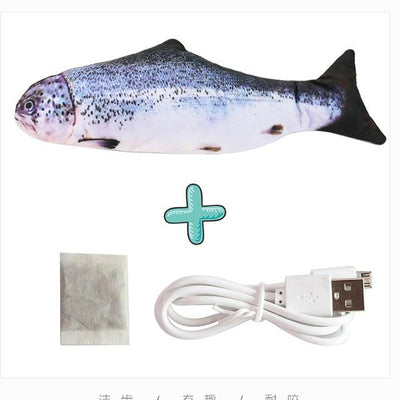 Interactive USB Floppy Fish Toy For Fun Desktop Entertainment