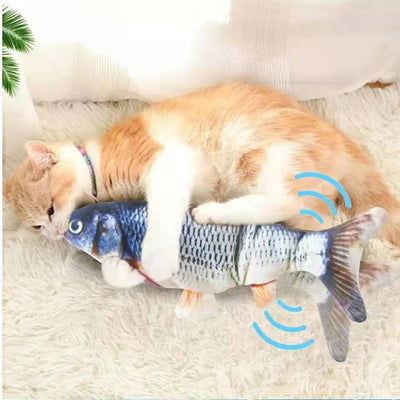 Interactive USB Floppy Fish Toy For Fun Desktop Entertainment