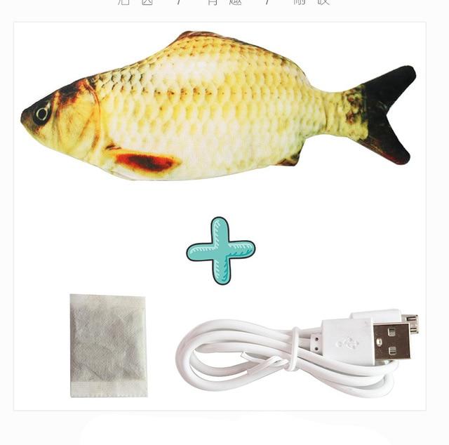 Interactive USB Floppy Fish Toy For Fun Desktop Entertainment