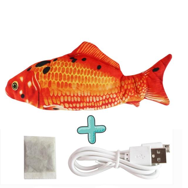 Interactive USB Floppy Fish Toy For Fun Desktop Entertainment