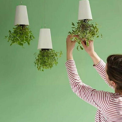 Inverted Planting Pot With 360 Degree Rotation For Balcony Garden