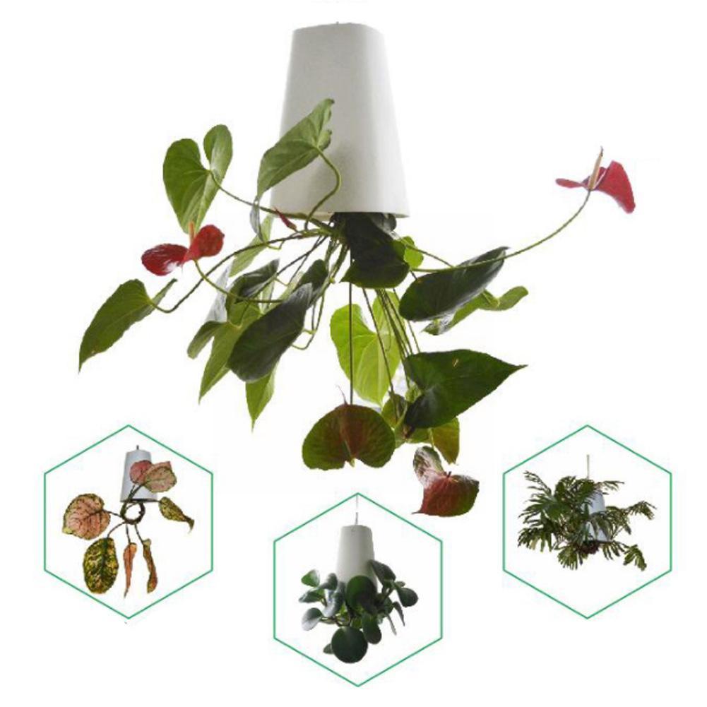 Inverted Planting Pot With 360 Degree Rotation For Balcony Garden