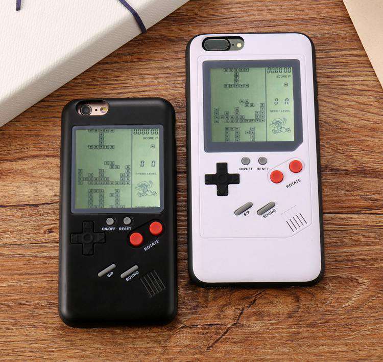 IPhone Retro Game Case Classic Black And White Design