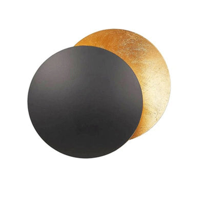 Italian Moon Wall Lamp Silver Rotating Eclipse Design For Bedroom