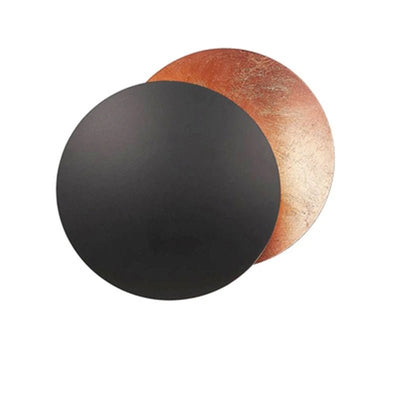 Italian Moon Wall Lamp Silver Rotating Eclipse Design For Bedroom