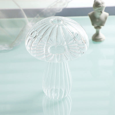 Jelly Mushroom Glass Vase Nordic Hydroponic Aromatherapy Bottle For Plants