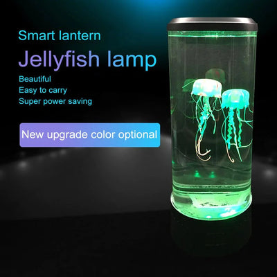 Jellyfish Lava Lamp LED 7 Color Mood Light For Bedroom Office Decor