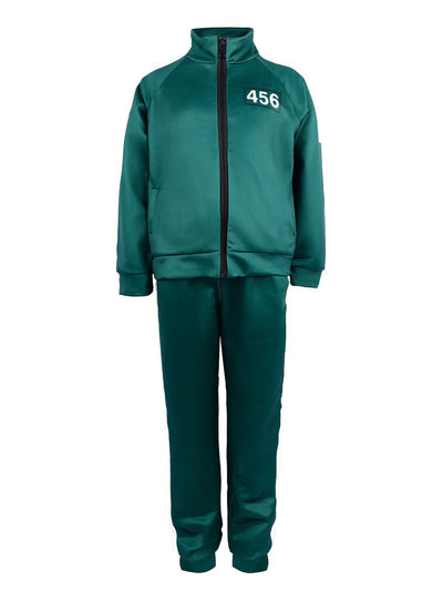 Player 456 Track Suit Green Zipper Jacket And Pants Set