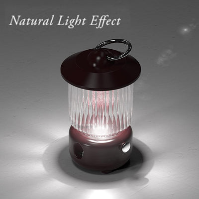 Kerosene Lamp Humidifier Wireless USB Mini Desktop Camping Light