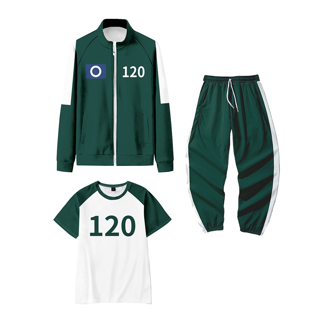 Adult Game 2 Players Tracksuit Set Sweatshirt Pants And T-shirt
