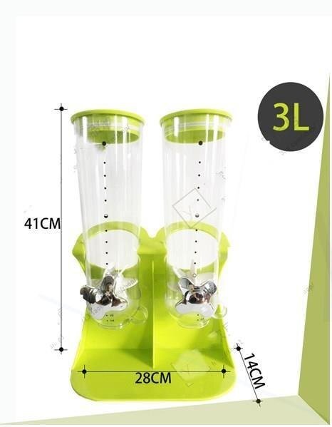 Kitchen Cereal Dispenser For Oatmeal Rice Dry Food Storage