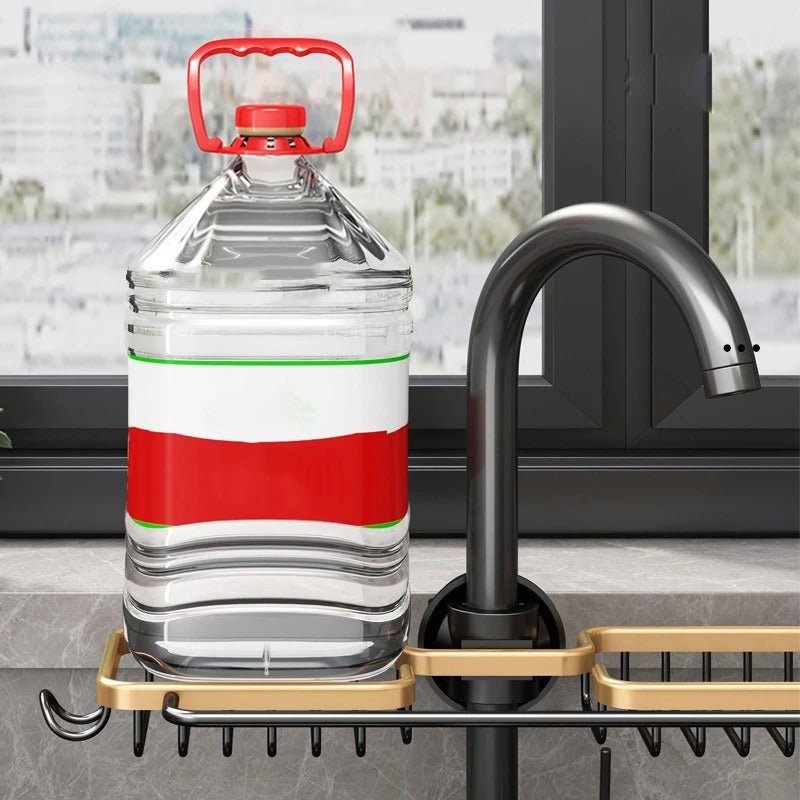 Kitchen Sink Drain Rack Hanging Faucet Organizer For Efficient Storage