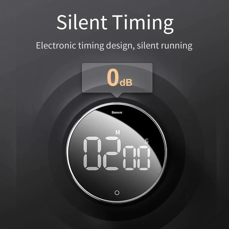 Kitchen Timer Countdown With Large LED Display For Cooking