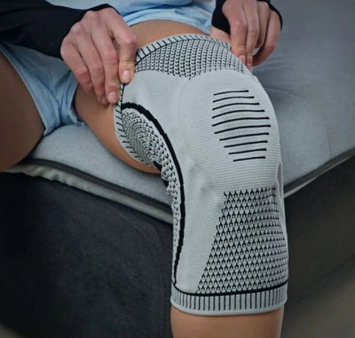 Knee Compression Sleeve Support Brace For Running Cycling Basketball Football