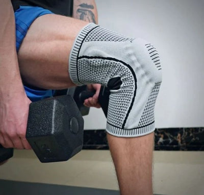 Knee Compression Sleeve Support Brace For Running Cycling Basketball Football