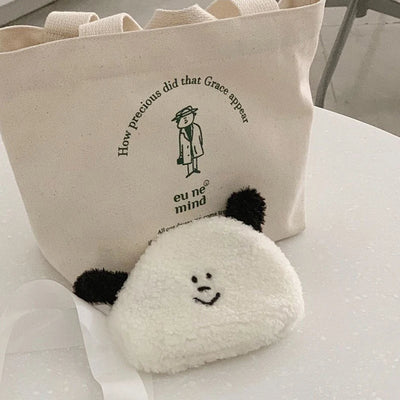 Korean Cartoon Wallet Cute Toast Bread PU Coin Purse Card Holder
