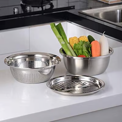 Germany Multifunctional Stainless Steel Basin For Kitchen And Outdoor Use