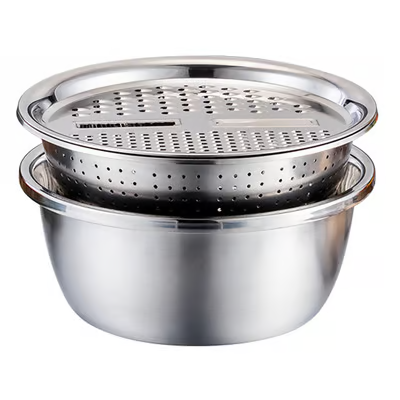 Germany Multifunctional Stainless Steel Basin For Kitchen And Outdoor Use