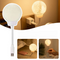 USB Moon Night Light Plug-in Voice Controlled With 3 Lighting Modes