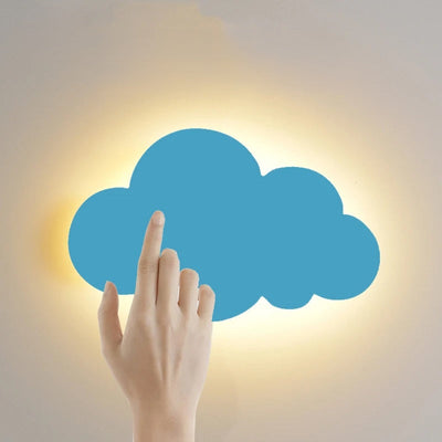 LED Cloud Wall Lamp Warm Glow Touch Control For Baby Room Decor