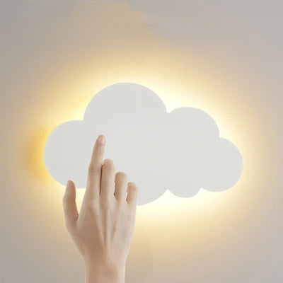 LED Cloud Wall Lamp Warm Glow Touch Control For Baby Room Decor