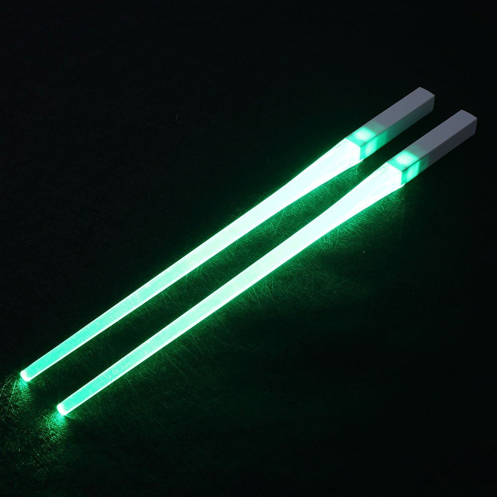 LED Chopsticks Lightsaber Style For Dining Kitchen Party Use