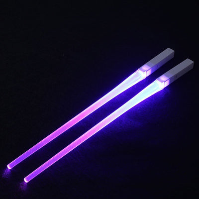 LED Chopsticks Lightsaber Style For Dining Kitchen Party Use