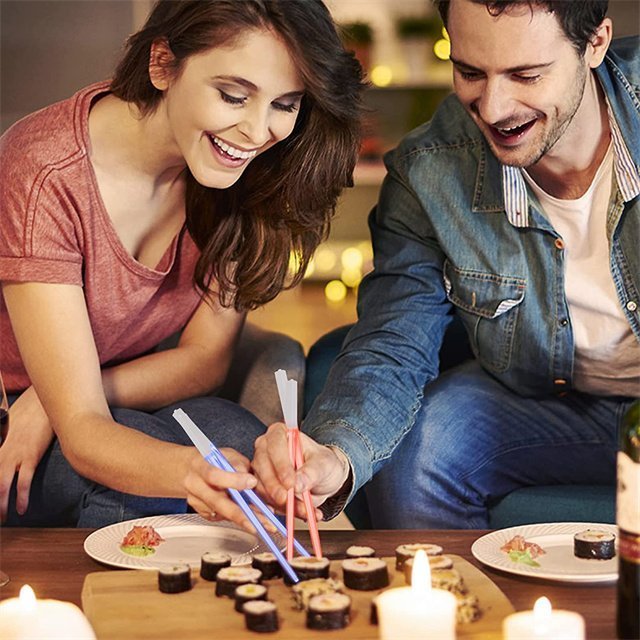 LED Chopsticks Lightsaber Style For Dining Kitchen Party Use