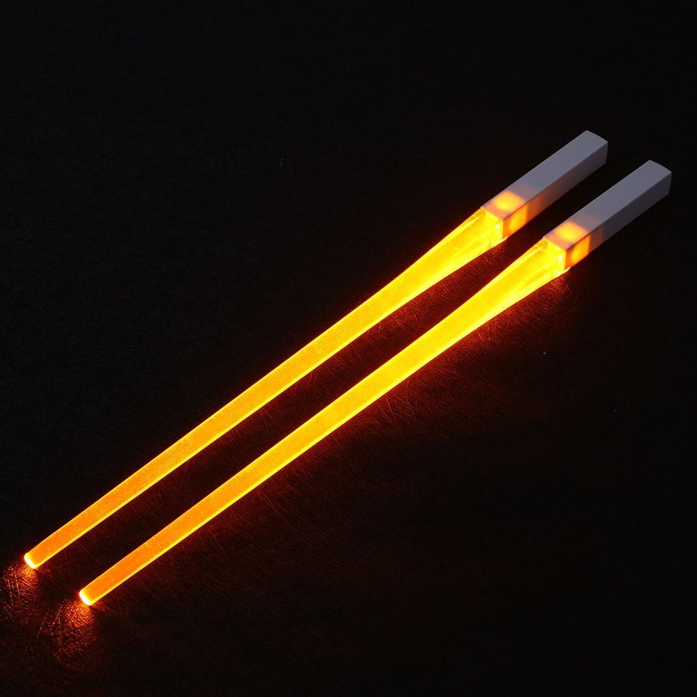 LED Chopsticks Lightsaber Style For Dining Kitchen Party Use