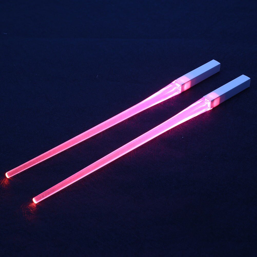 LED Chopsticks Lightsaber Style For Dining Kitchen Party Use