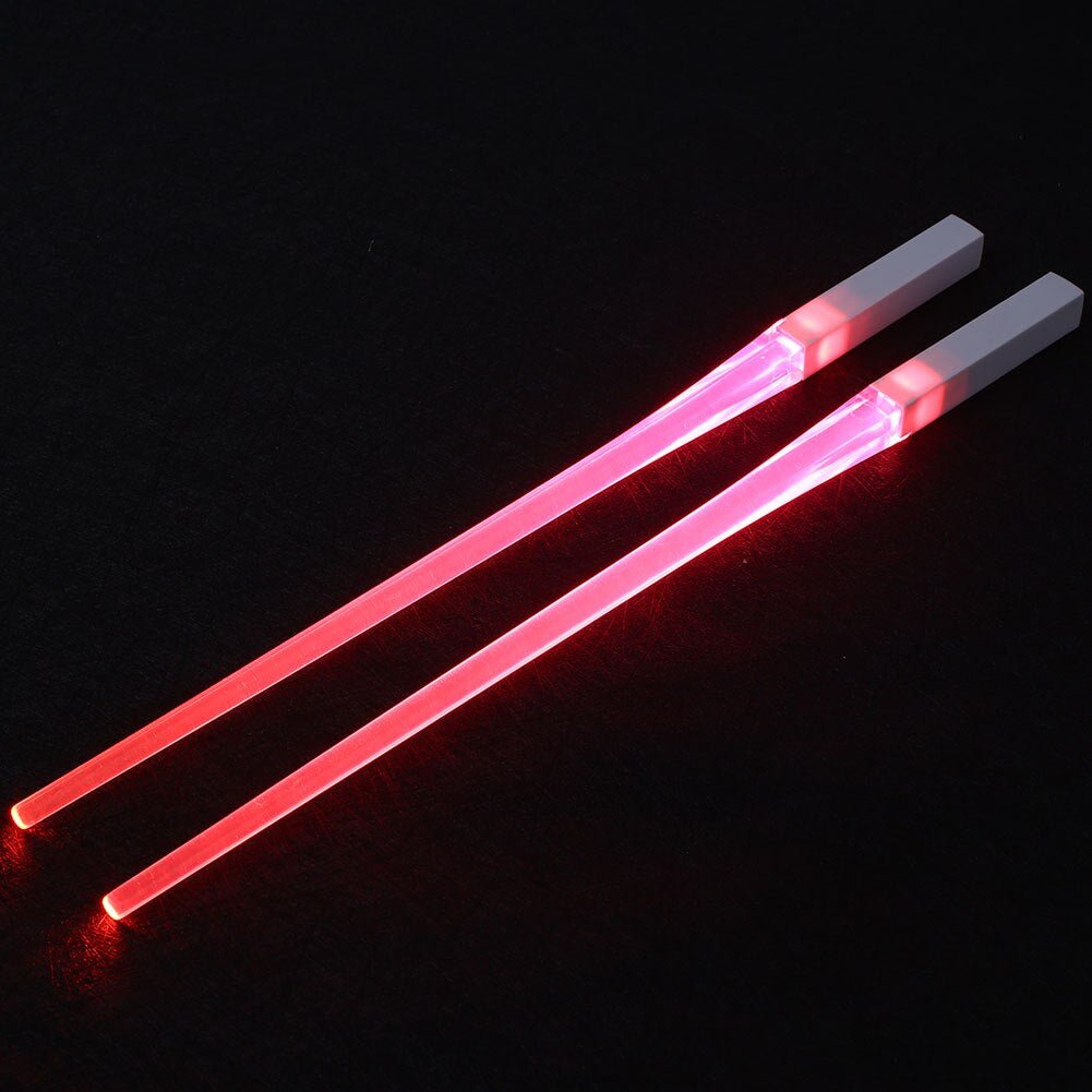 LED Chopsticks Lightsaber Style For Dining Kitchen Party Use