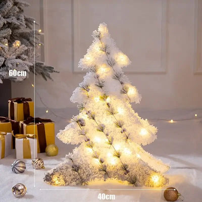 LED Christmas Tree Decoration Snowman Fawn Gift Box Ornaments