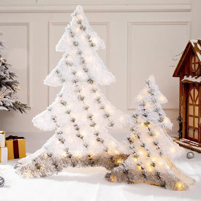 LED Christmas Tree Decoration Snowman Fawn Gift Box Ornaments