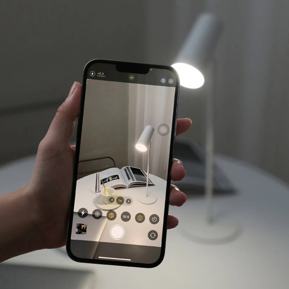 LED Desk Lamp With Dimmable Touch Control USB Powered Table Light
