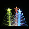 LED Fiber Optic Mini Christmas Tree Lamp Colorful Holiday Nightlight Decor