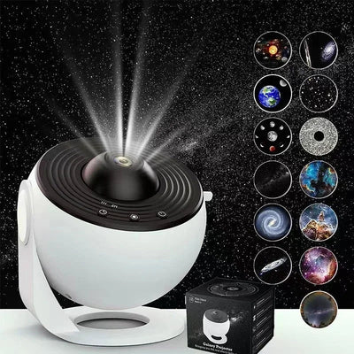 LED Galaxy Starry Sky Projector With 360 Degree Rotation Night Light