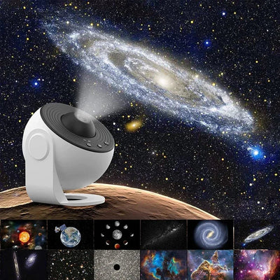 LED Galaxy Starry Sky Projector With 360 Degree Rotation Night Light