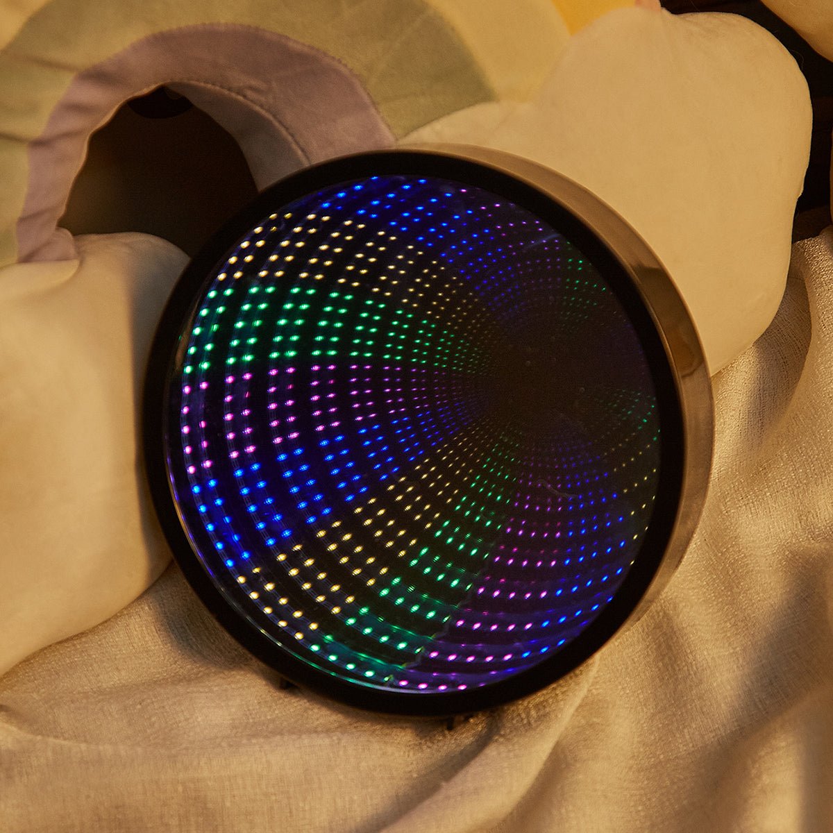 LED Infinity Mirror Light Creative Visual Tunnel Decoration Lamp