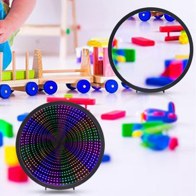 LED Infinity Mirror Light Creative Visual Tunnel Decoration Lamp