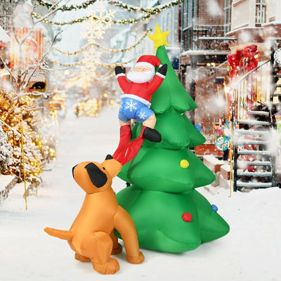 LED Inflatable Christmas Tree With Bright LED Lights And Fan