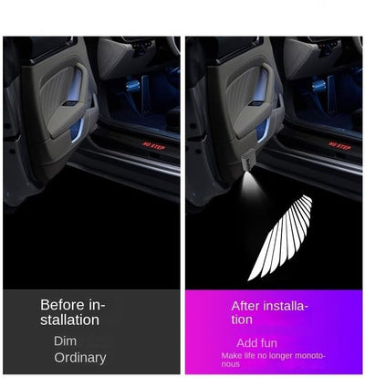 LED Car Door Light Angel Wings Ghost Shadow Projector