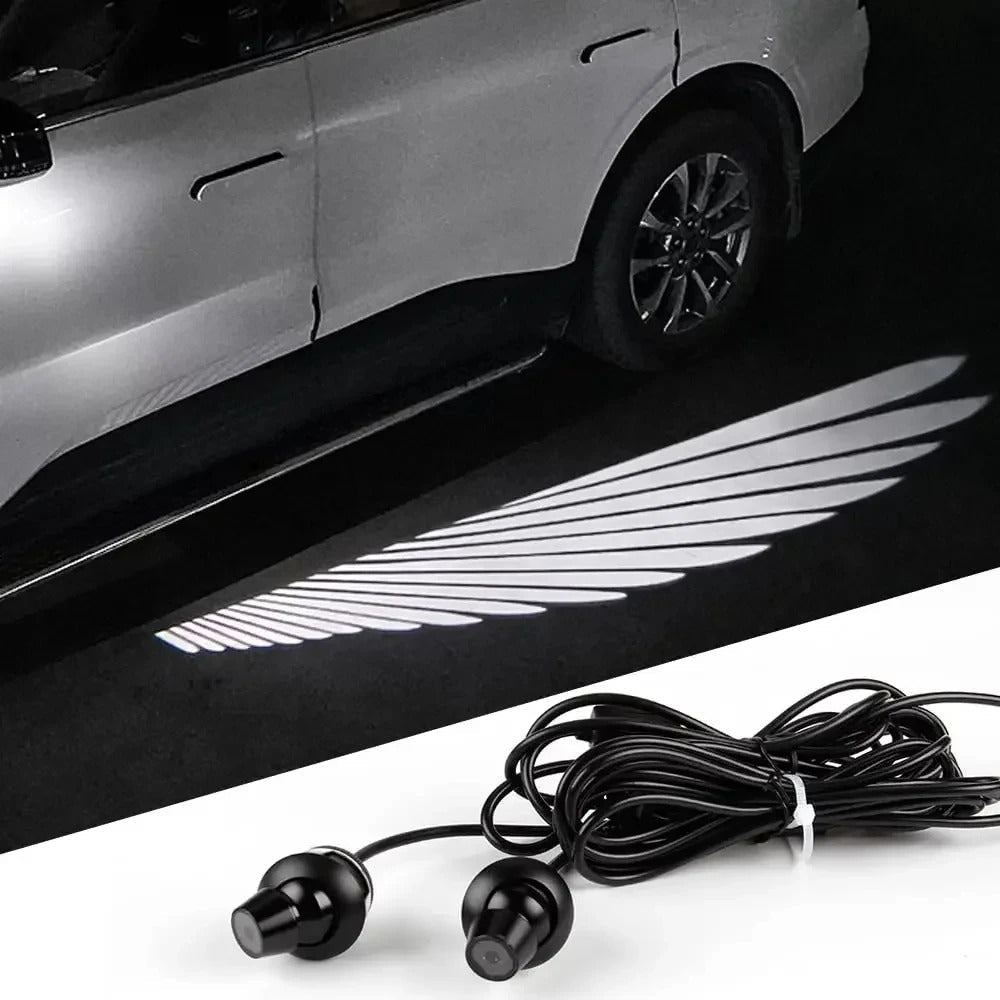 LED Car Door Light Angel Wings Ghost Shadow Projector