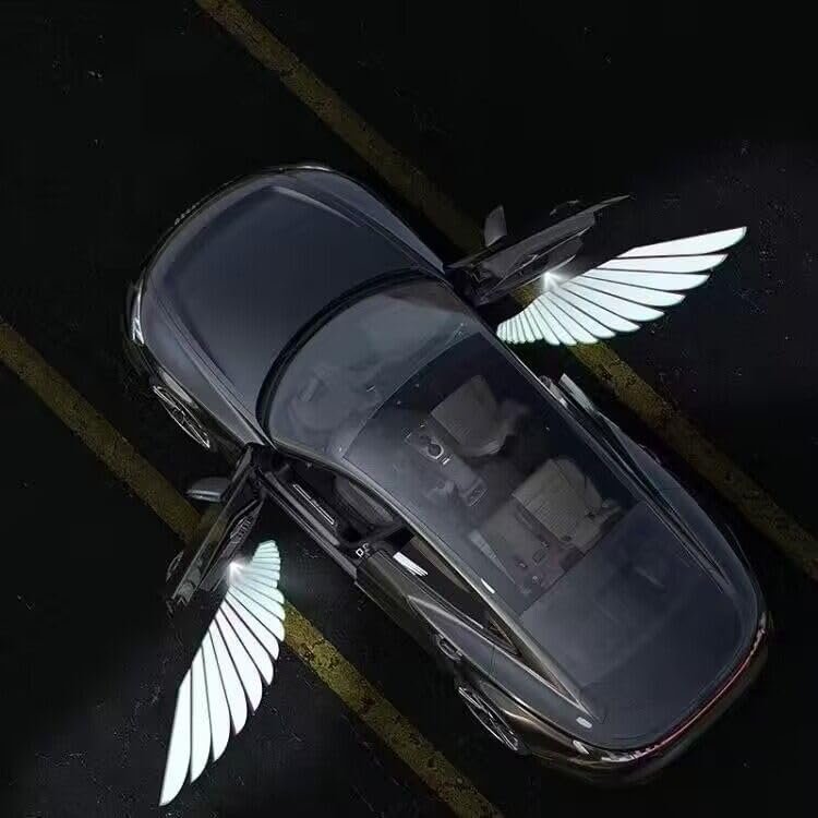 LED Car Door Light Angel Wings Ghost Shadow Projector