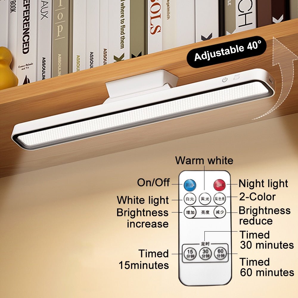 Magnetic Rechargeable LED Light Dimmable Touch Multifunctional Lamp