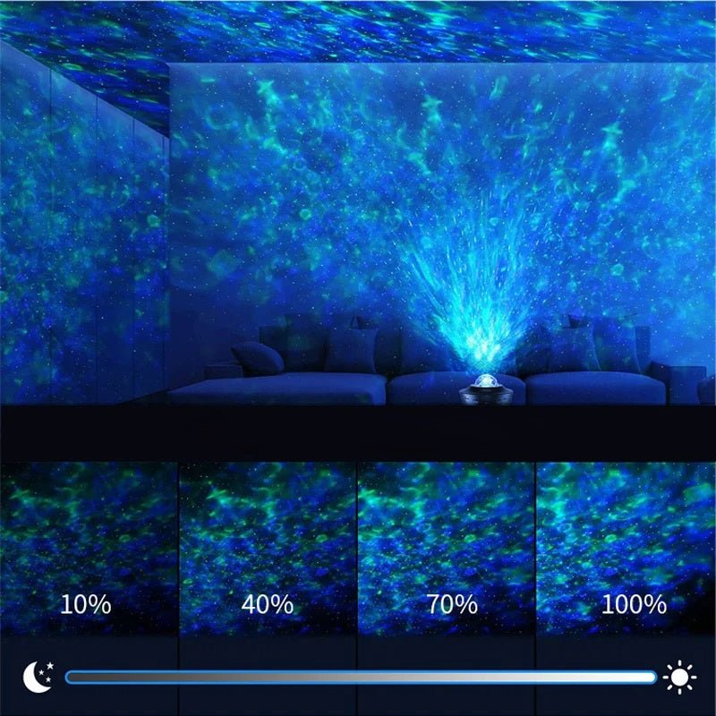Galaxy Projector LED Lights Starry Sky Night Light For Bedroom