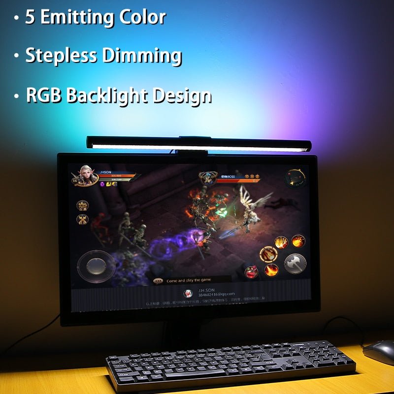 LED Monitor Lamp USB Powered Anti Glare For Home Office Use