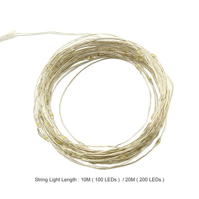 Solar Powered LED String Lights Outdoor Waterproof Fairy Lights