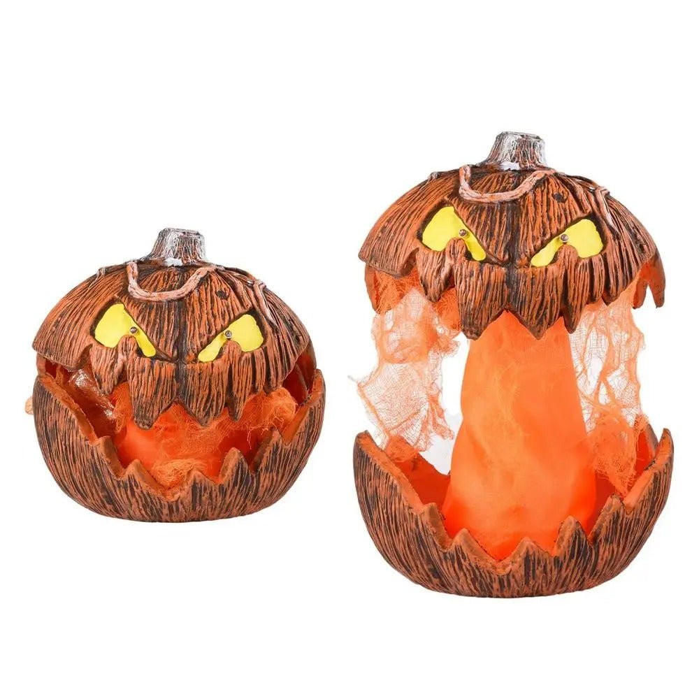 LED Pumpkin Lantern Talking Jack-O-Lantern Halloween Indoor Decor Light