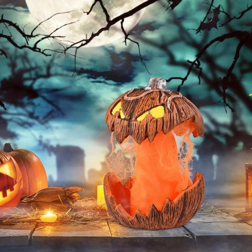 LED Pumpkin Lantern Talking Jack-O-Lantern Halloween Indoor Decor Light