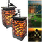 LED Solar Flickering Flame Lantern Outdoor Garden Light Solar Powered